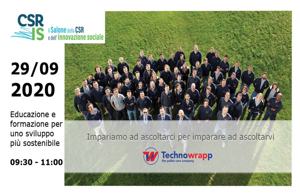 Technowrapp al Salone della CSR e dell’innovazione sociale