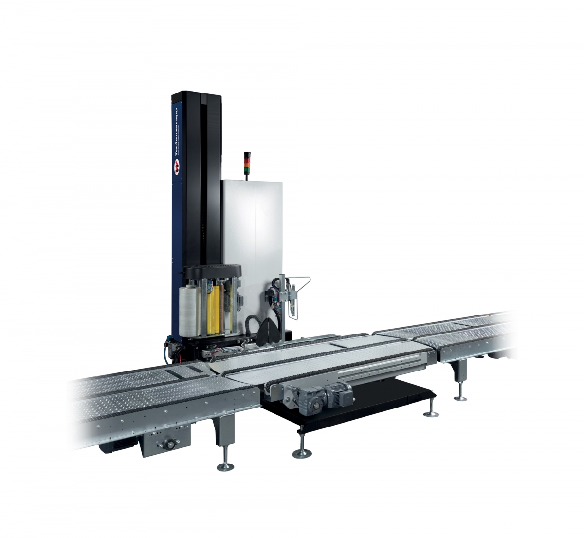 Banderoleuse automatique à plateforme rotative